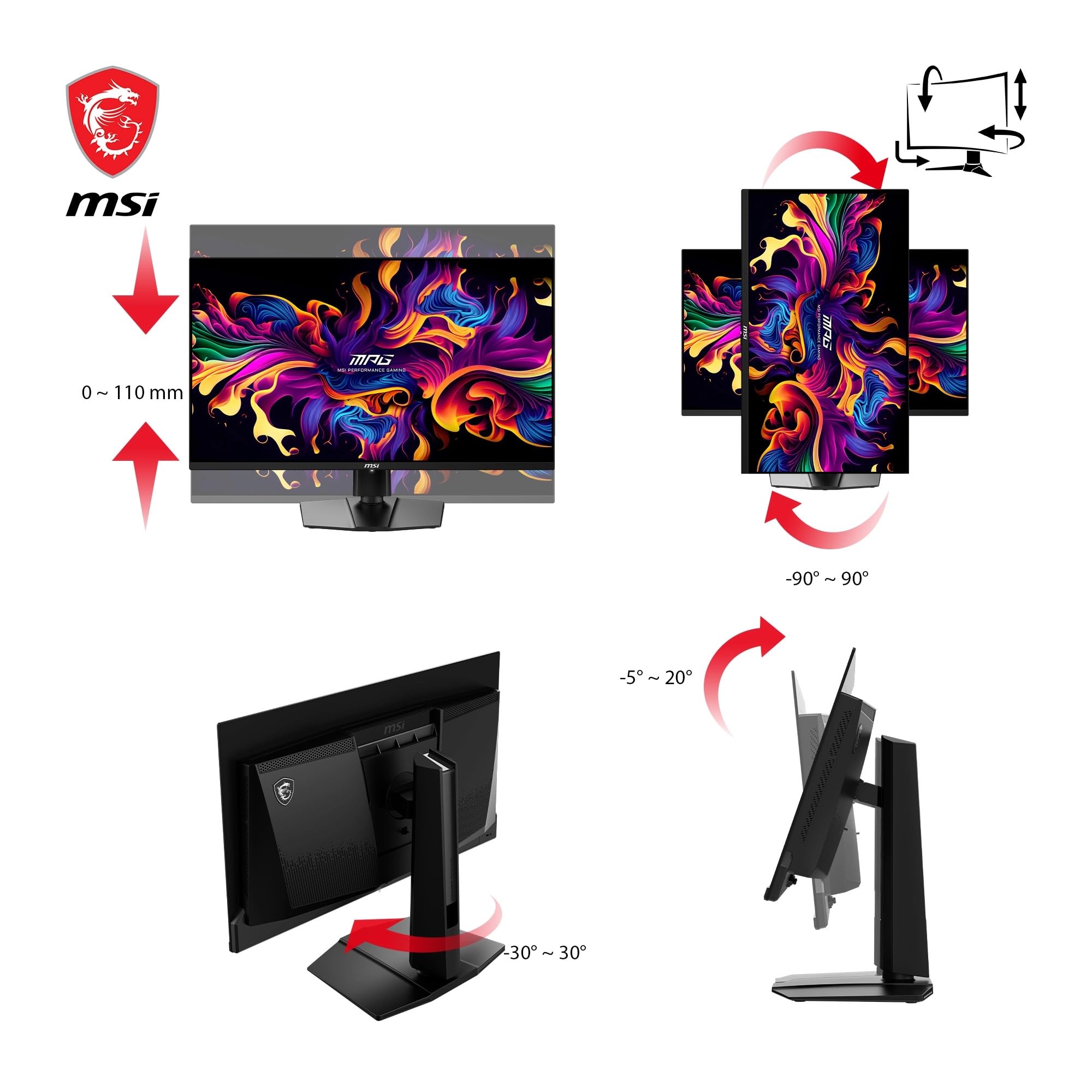 【qd oled】26.5インチ msi MAG271QPX MAG 271QPX QD-OLED | MSI Monitory Gamingowe – Sklep online